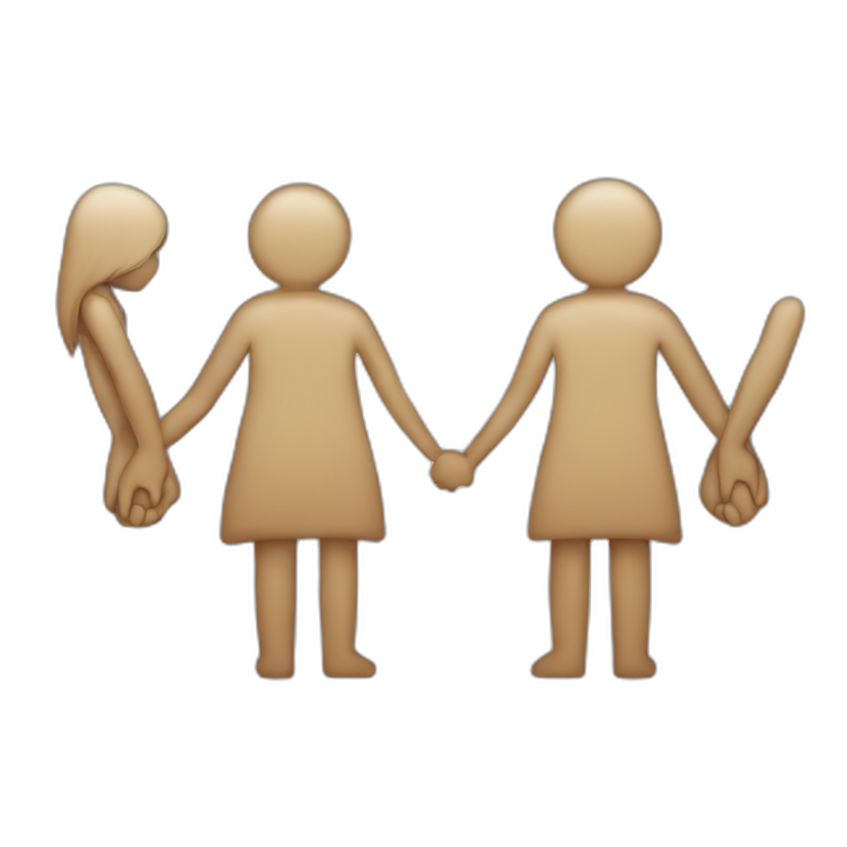 People holding hands together  emoji