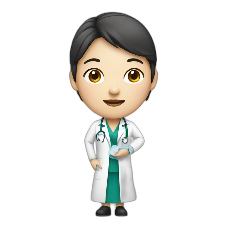 chinese doctor woman emoji