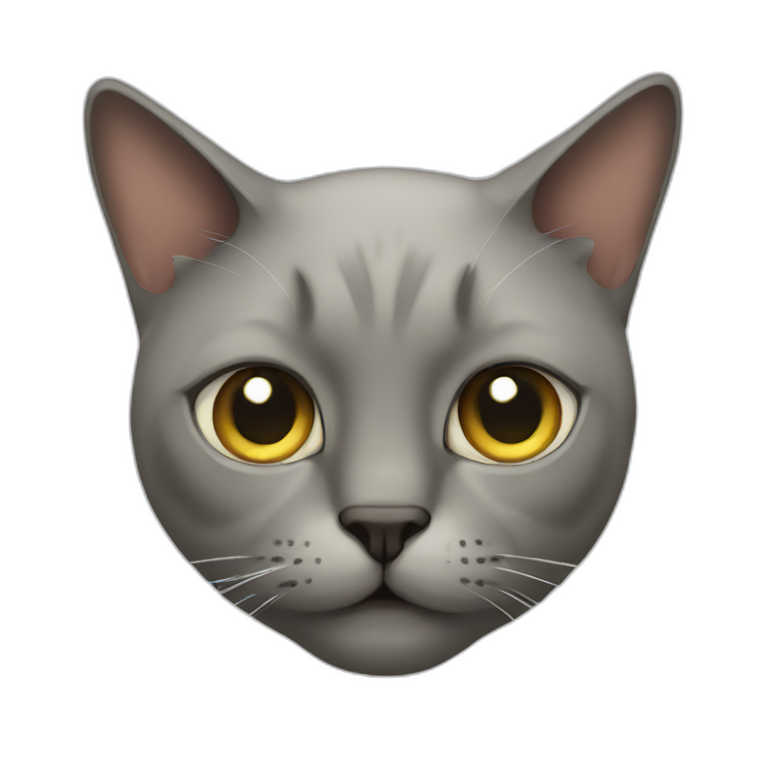 one eyed cat emoji