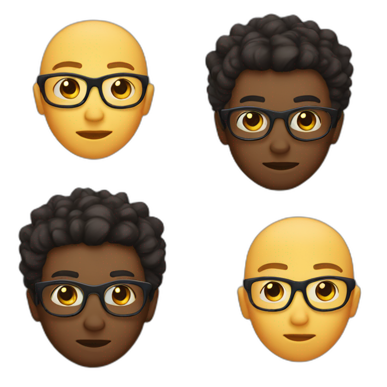 boy with glasses and a lightning bolt scar on his forehead emoji AI Emoji Generator