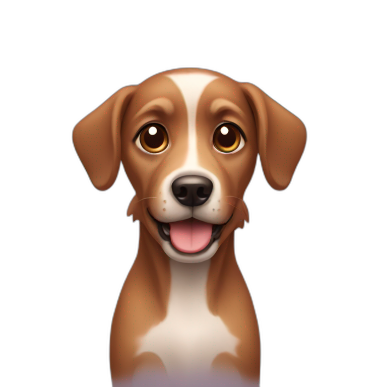 Small brown dog emoji