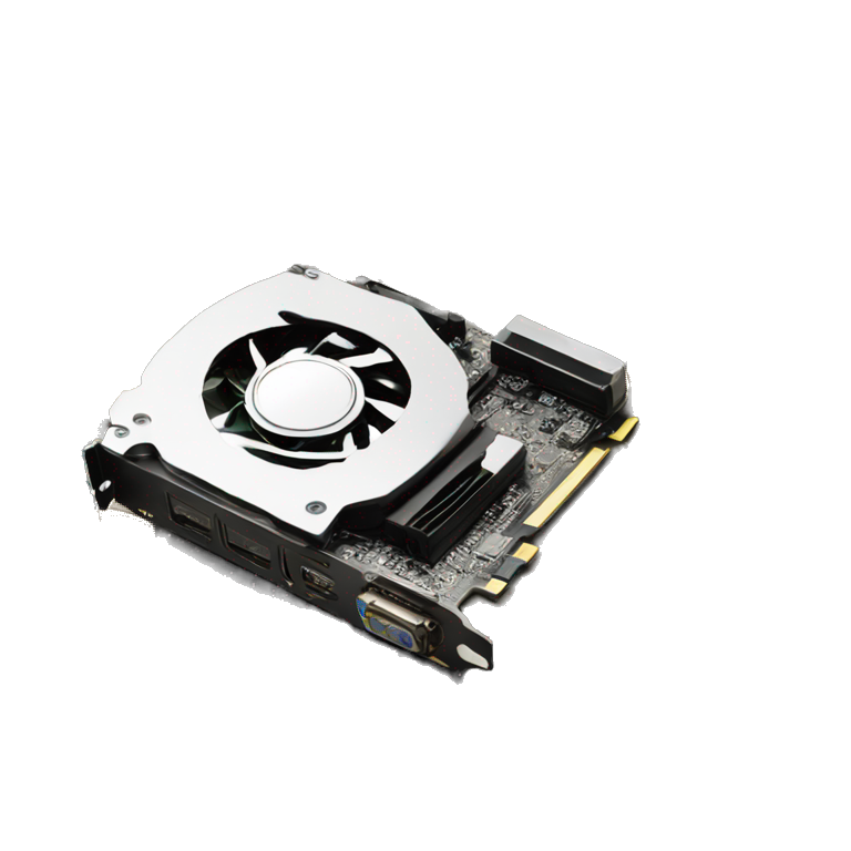 graphics card with coin emoji