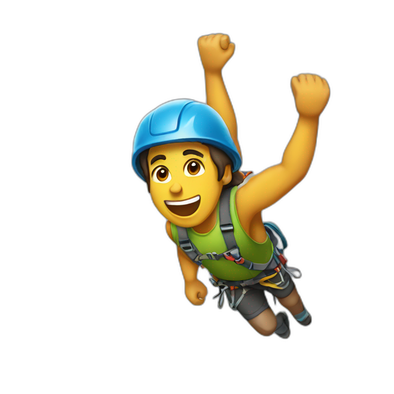 rock climber emoji