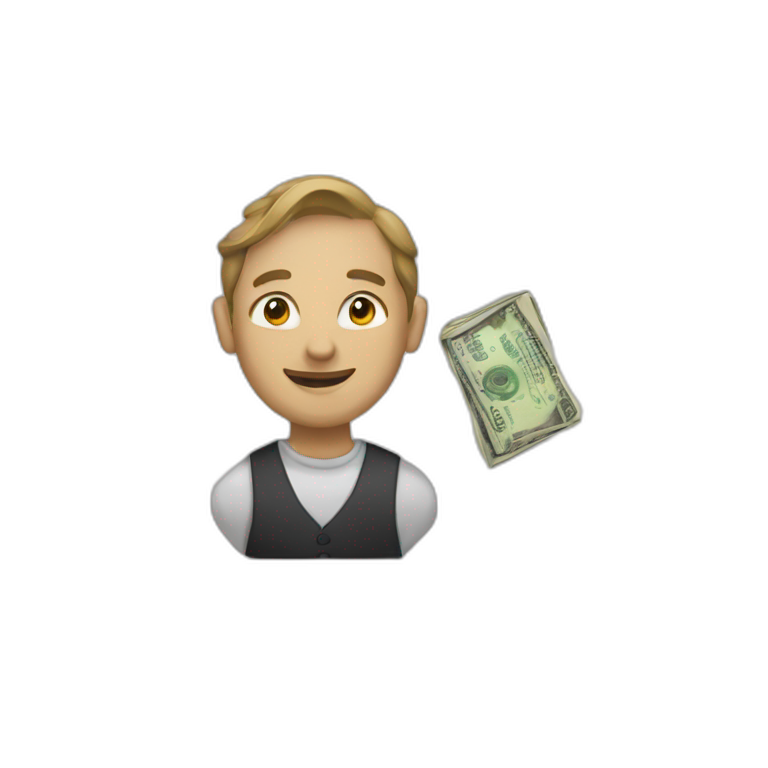 Waller whitout money emoji