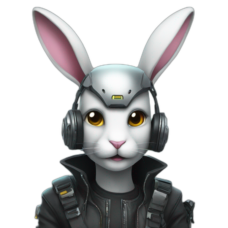 cyberpunk-rabbit emoji