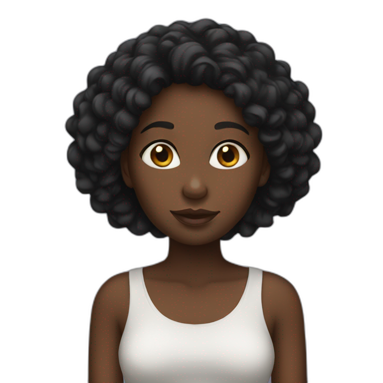 Black girl  emoji