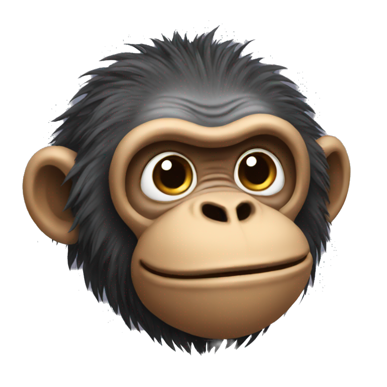 cute ape emoji