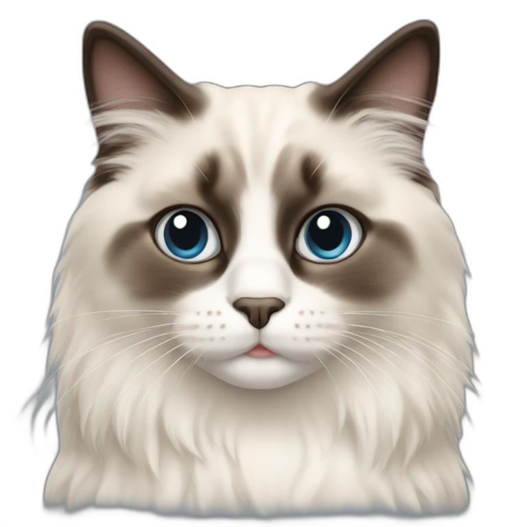 ragdoll cat emoji