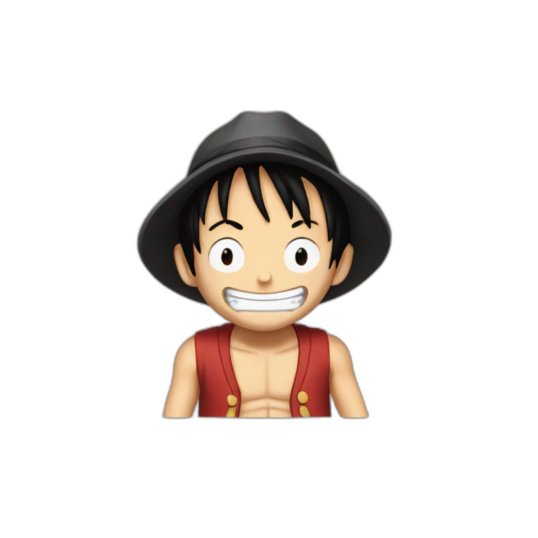 Luffy qui rigole emoji