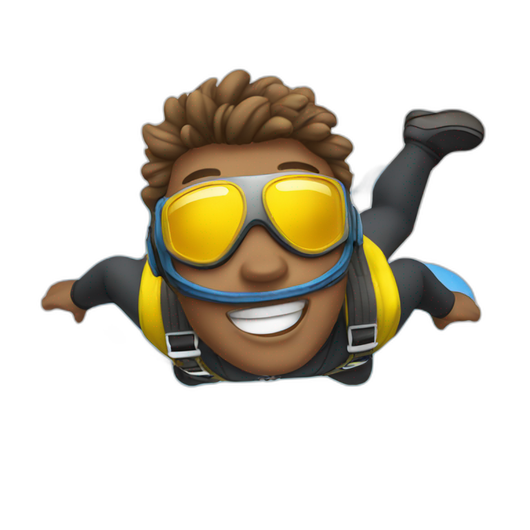 Skydiving emoji