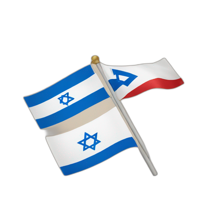Israel flag and love flag emoji