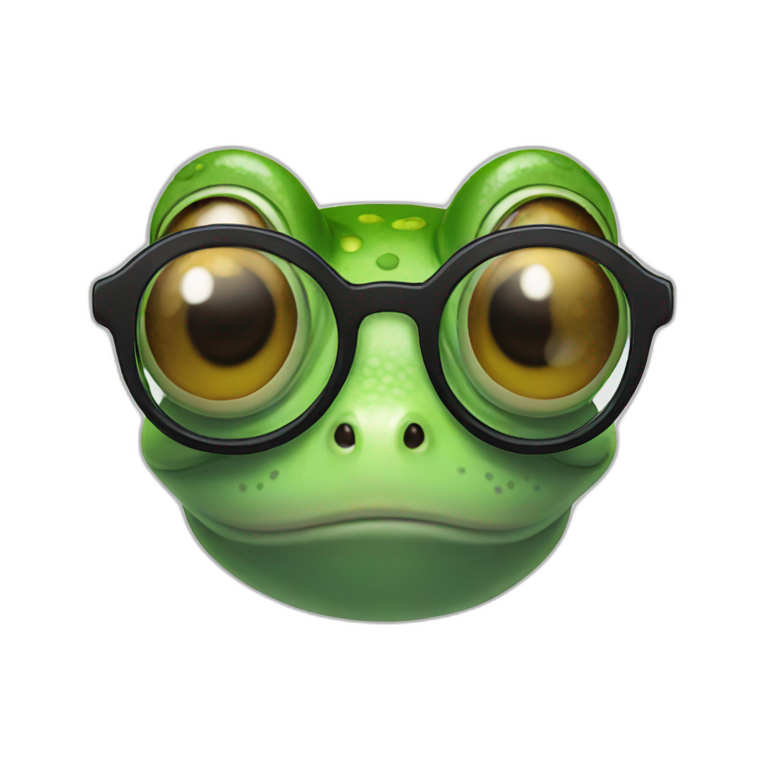 Frog With Glasses