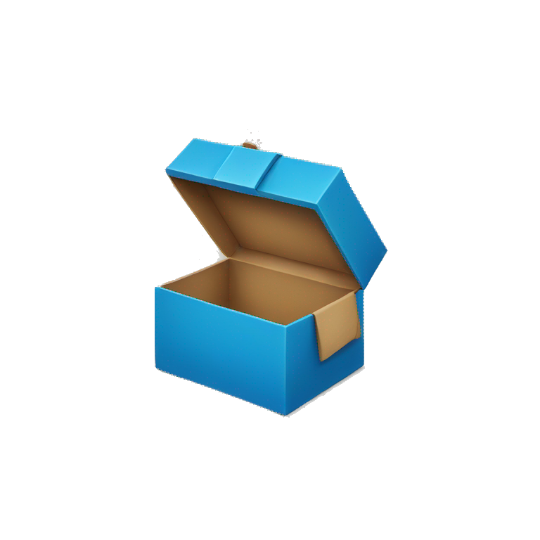 small blue box emoji