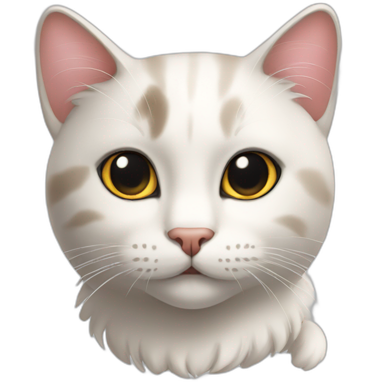 a beautiful cat emoji