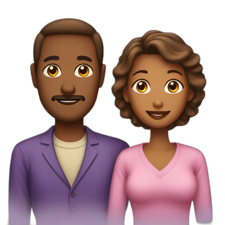 mom and dad emoji