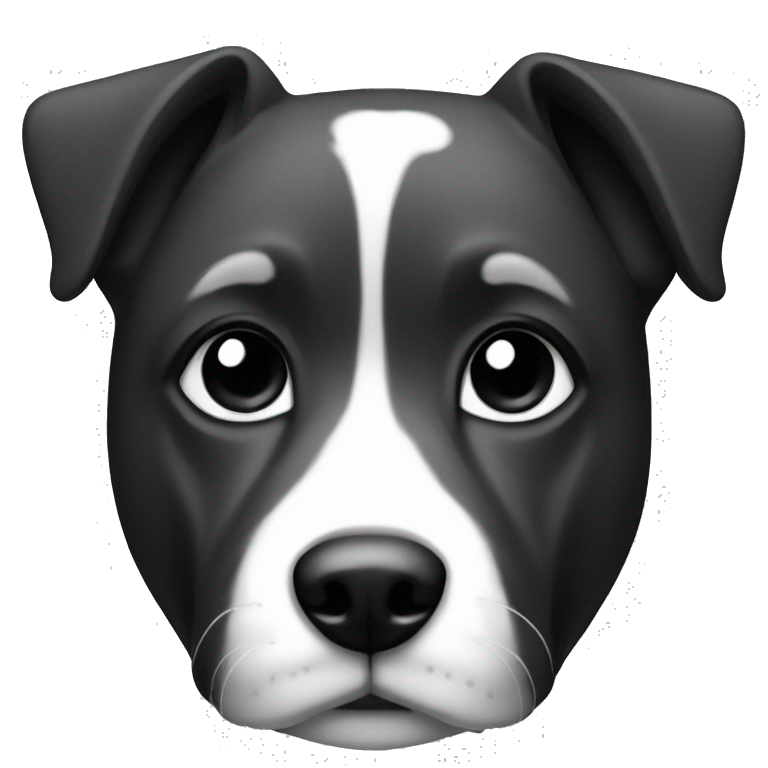 dog black and white emoji