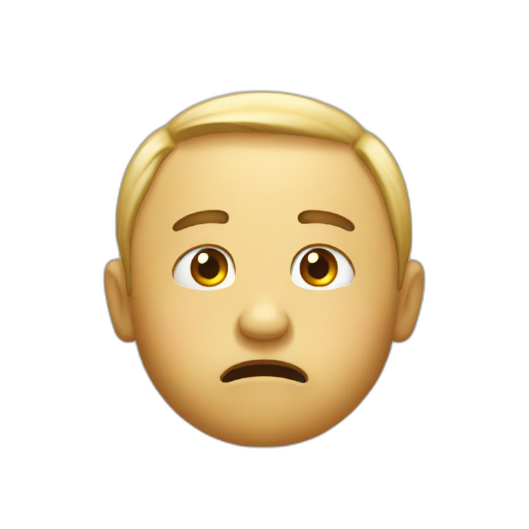 Emoji qui pleure emoji