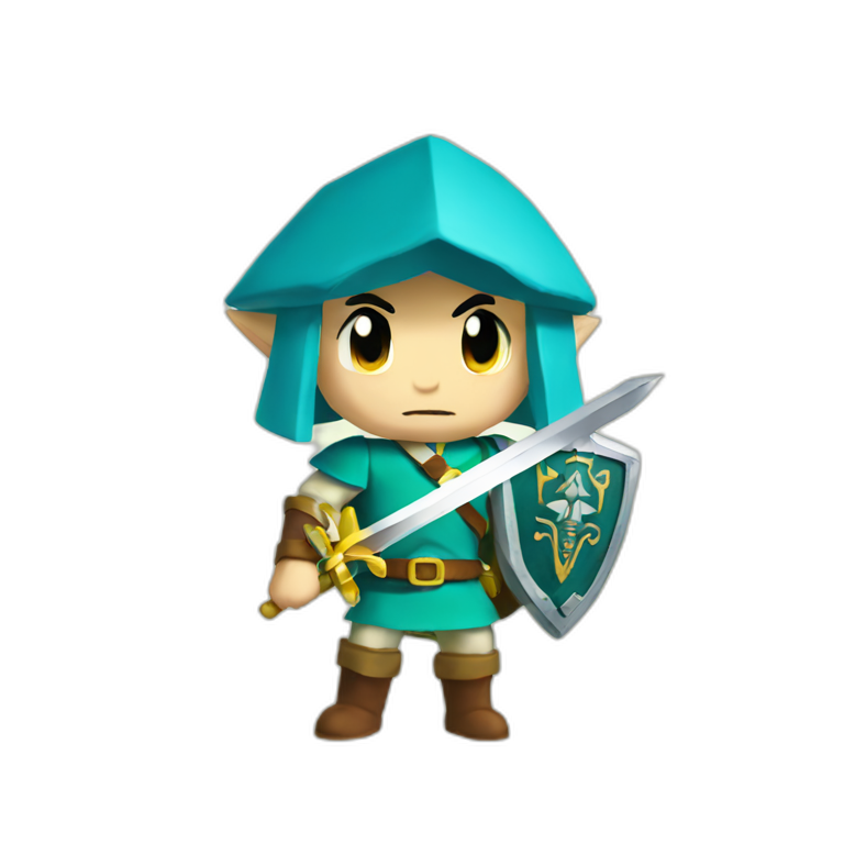 Link with master sword emoji