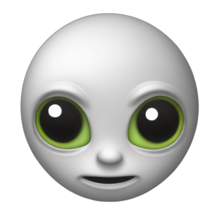 the alien emoji