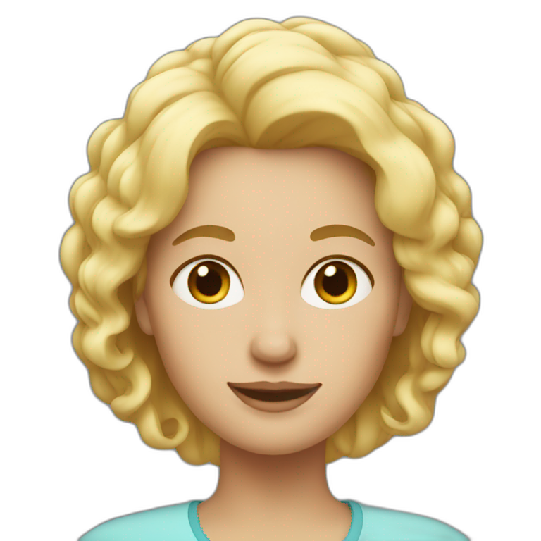 mother with blond hair emoji