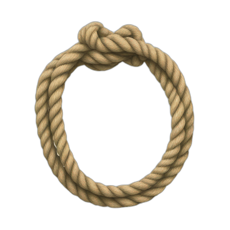 Rope tied emoji