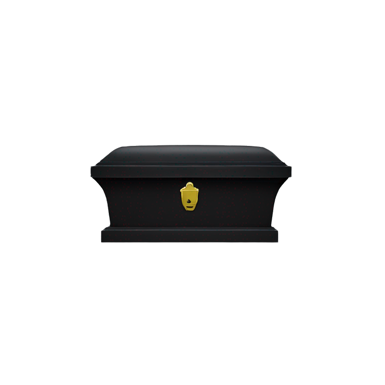 black coffin emoji