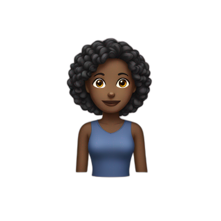 black girl emoji