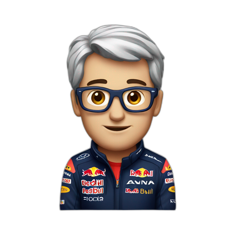 red bull racing F1 fan emoji