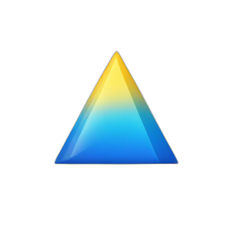 blue triangles emoji