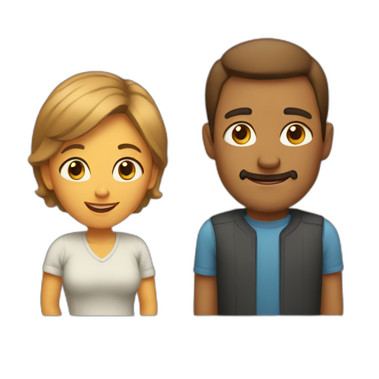 dad and mom emoji