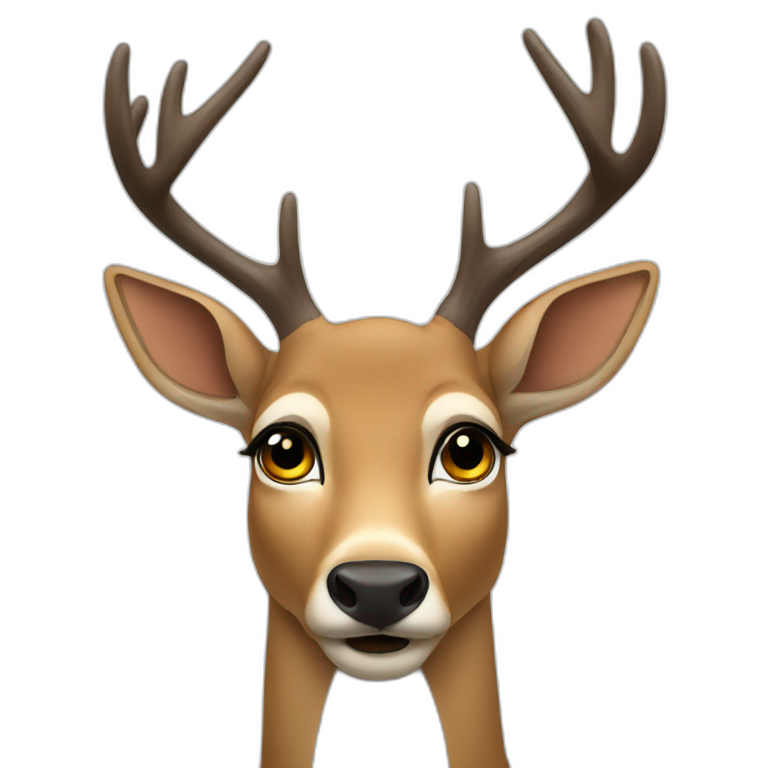 deer pleading eyes emoji
