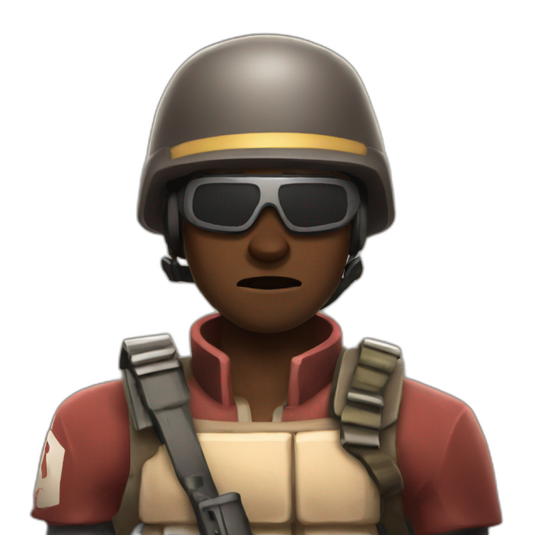 Team Fortress 2 soldier  emoji