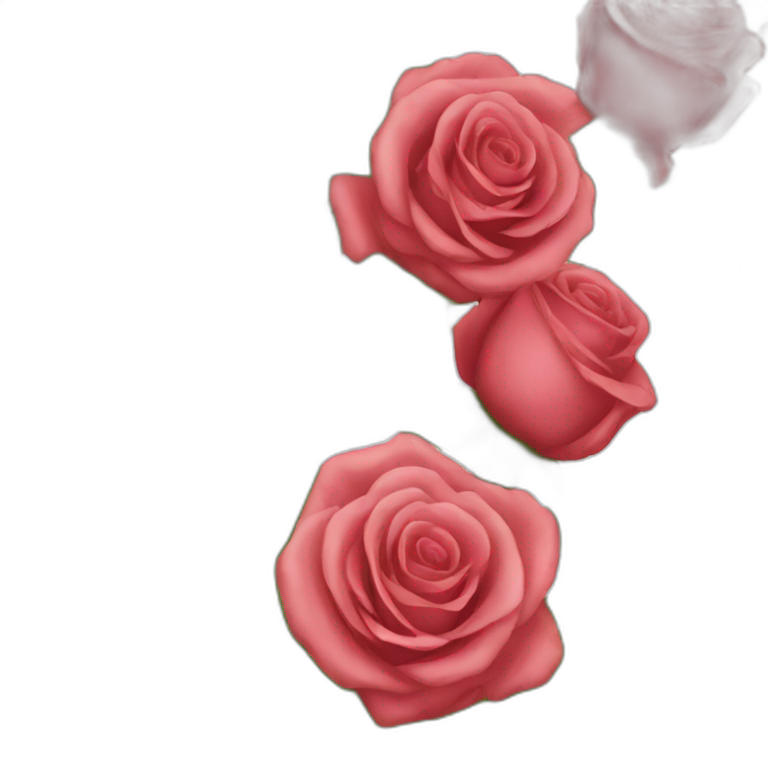Bouquet de Rose rouge emoji