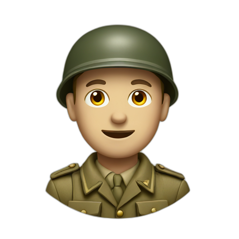 british WW2 soldier emoji