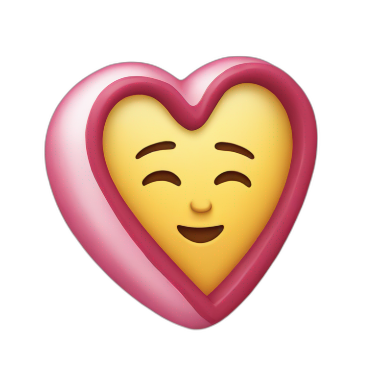heart with the coran inside emoji