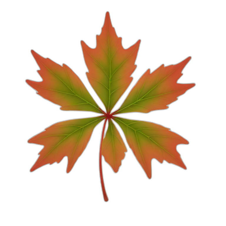japanese maple leaf emoji
