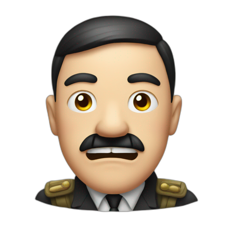 Hitler farting emoji