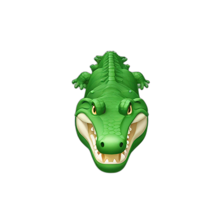 Crocodile from above emoji