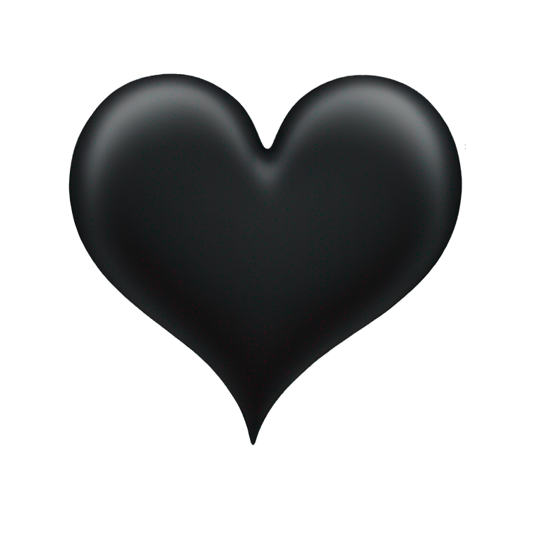 Black Heart  emoji
