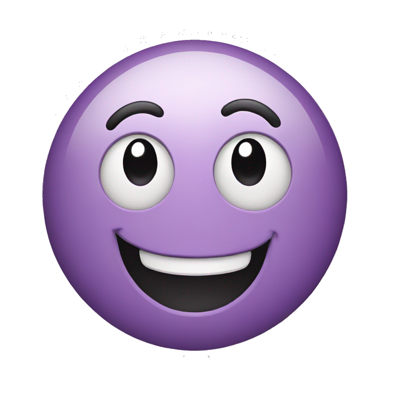 purple smiley face emoji