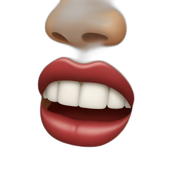 Bite your lip emoji
