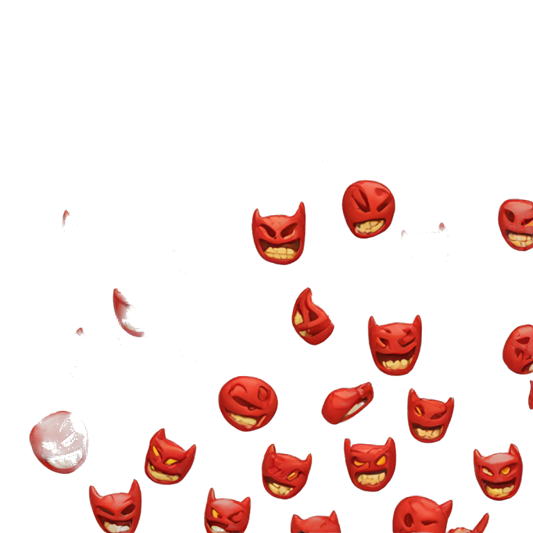 Demonio rojo emoji