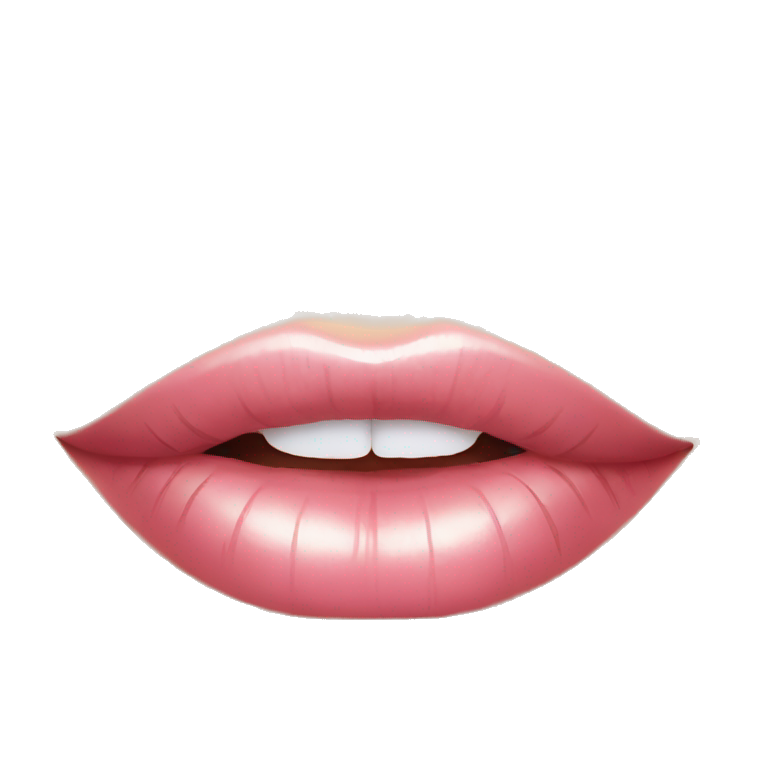 Permanent makeup lips emoji