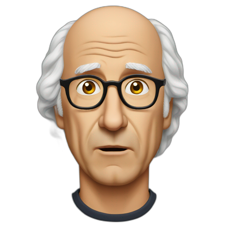 larry david frustrated emoji