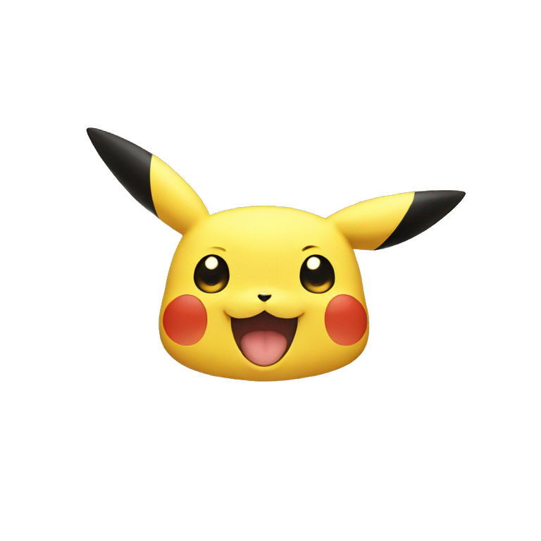 pikachu face smile emoji