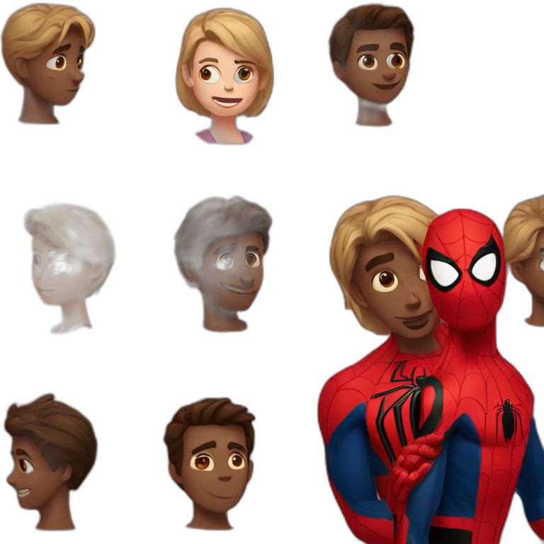 Spider-man  conversation emoji