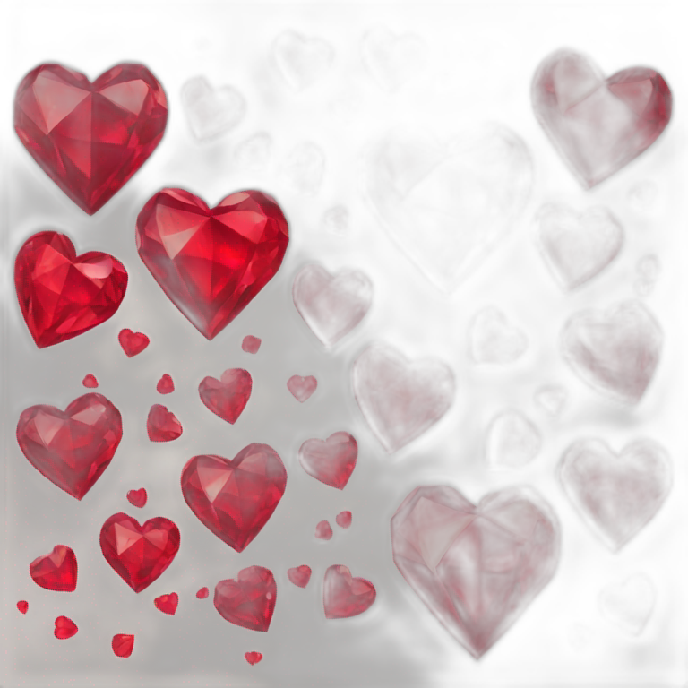 Red Diamond heart emoji