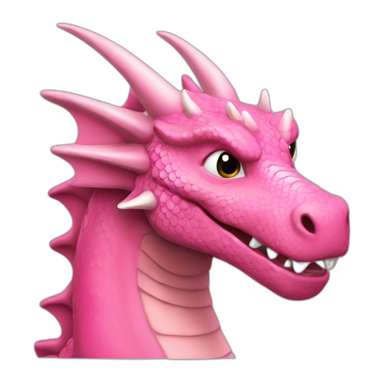 woan pink dragon emoji