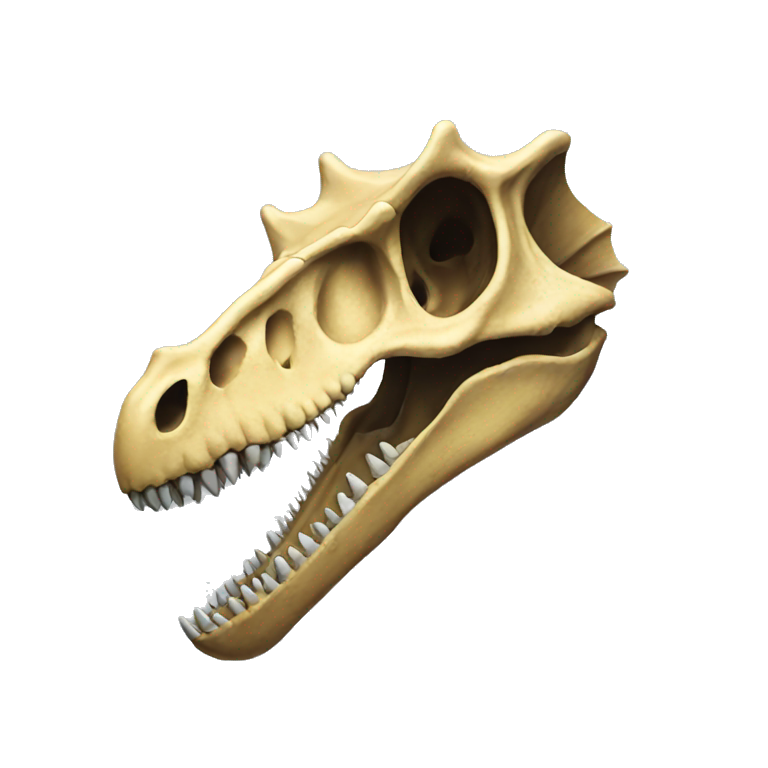 Spinosaurus skull emoji