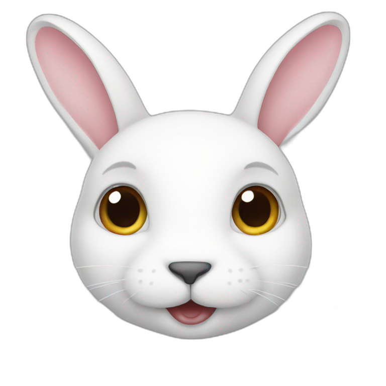 White rabbit emoji